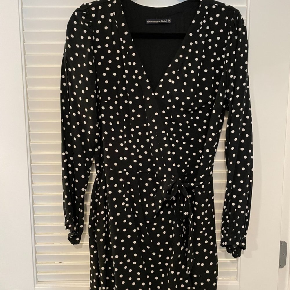 Abercrombie Wrap-Front Skort Romper - image 2